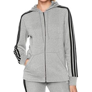 adidas 3-Stripe Full Zip Hoodie